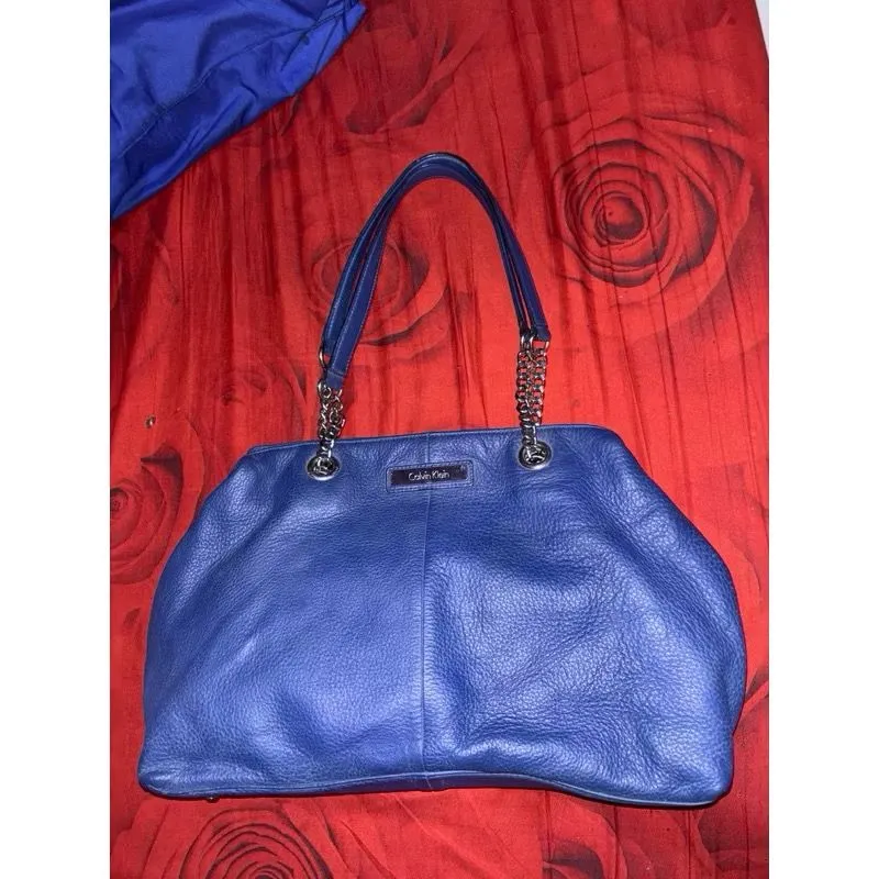 Calvin Klein Luxury Casual Shoulder bag Wanita blue photo 1
