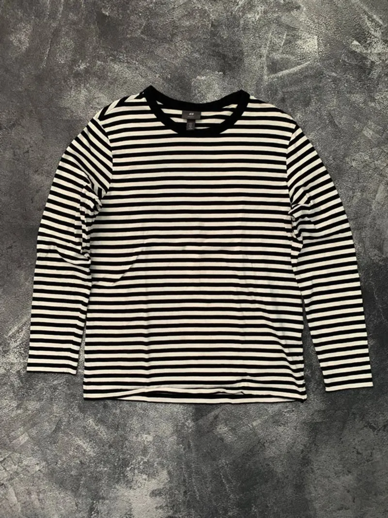 Kaos Salur Lengan Panjang HnM H&M photo 1