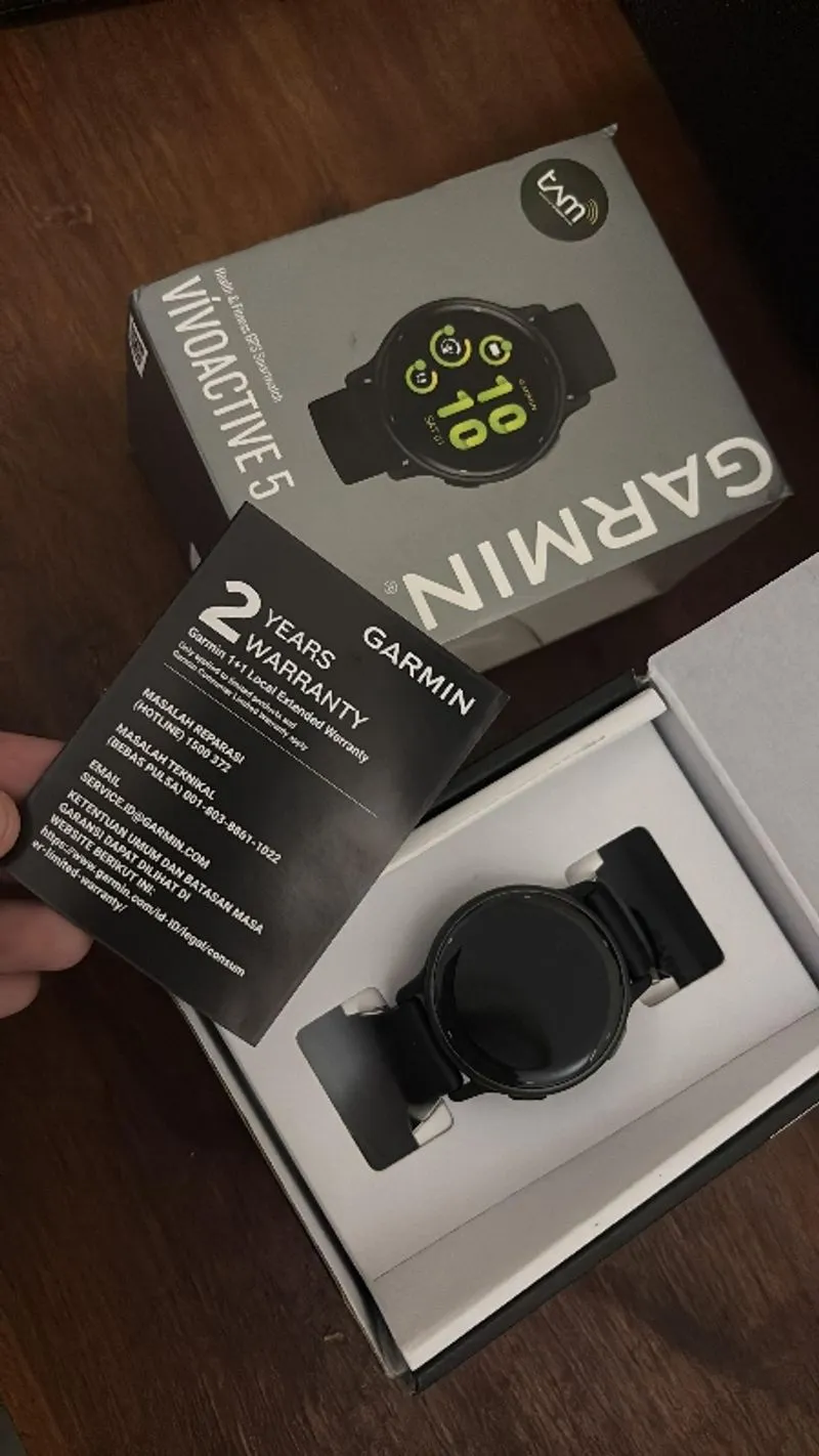 Jam tangan Garmin Vivoactive 5 black photo 1