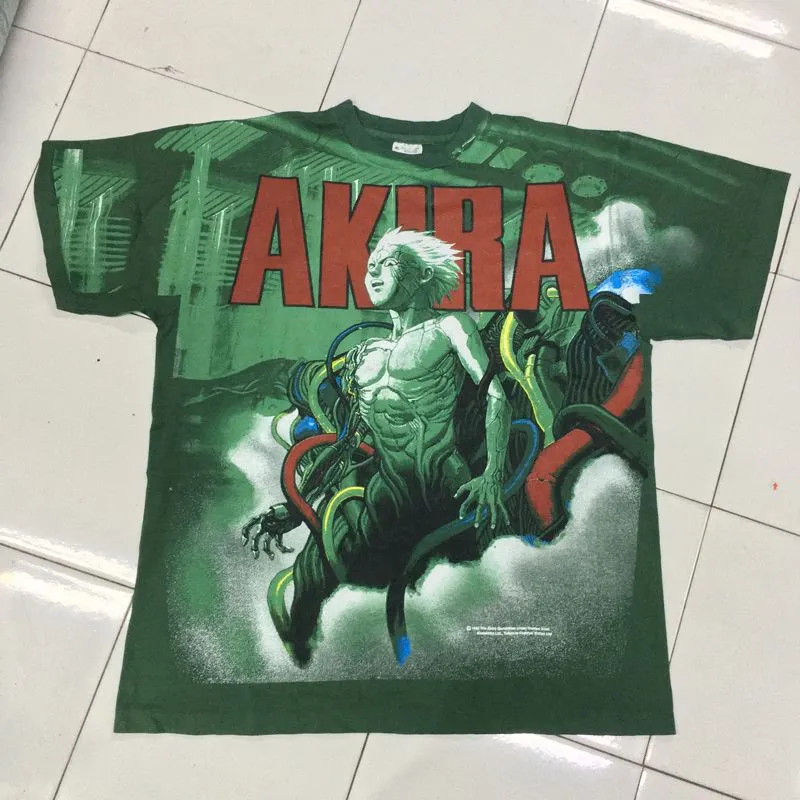 kaos vintage akira, akira tshirt bootleg, vtg tetsuo akira photo 1