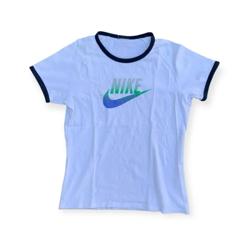 Vintage nike ringer tee white size s photo 1