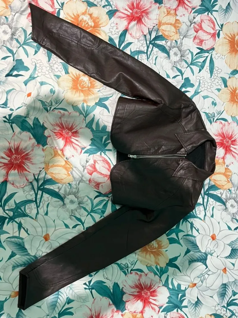 Leather faux jacket  photo 1