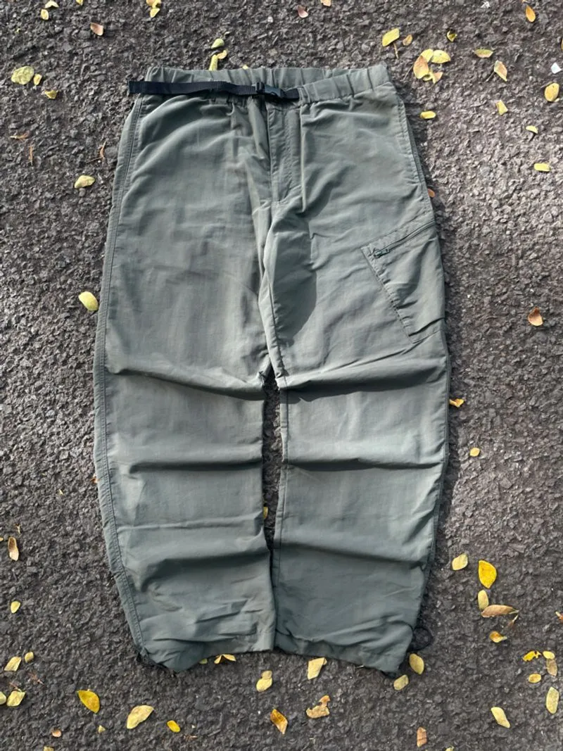 Uniqlo Super Wide Balloon Baggy Pants Khaki big balloon big  photo 1