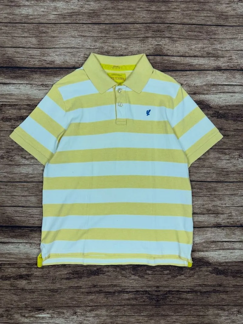 back number striped polo shirt #SPPS31 photo 1