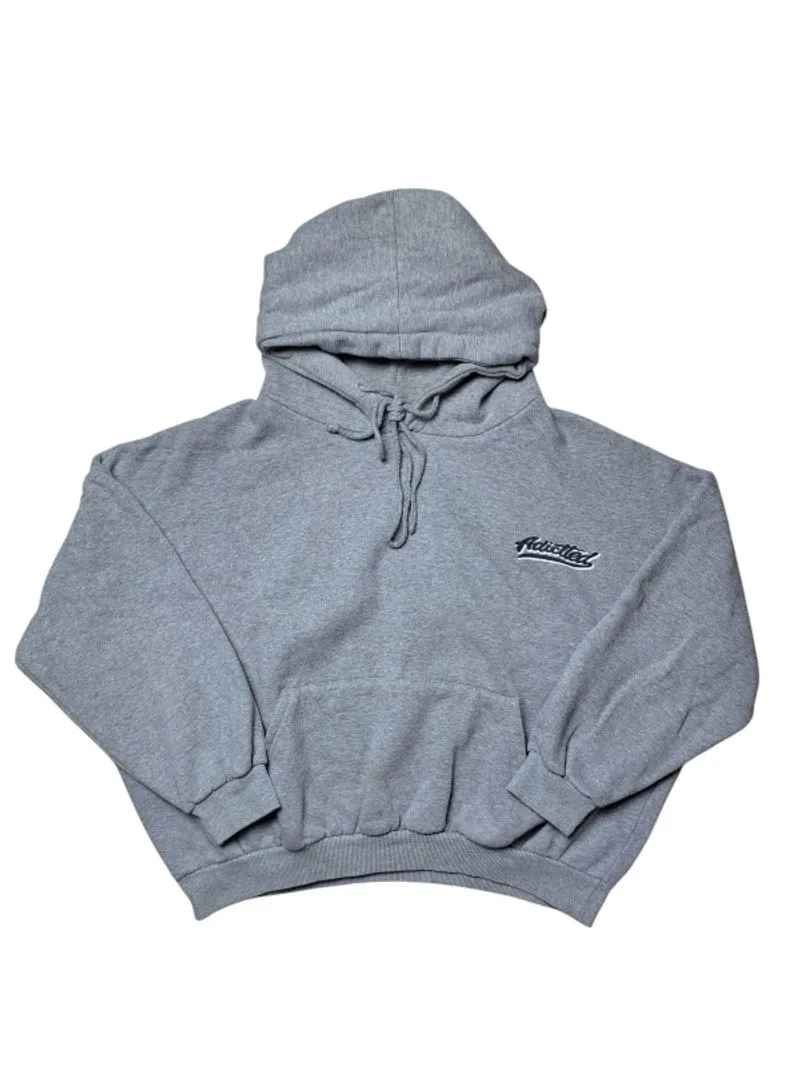 Hoodie Grey Boxy Y2K photo 1