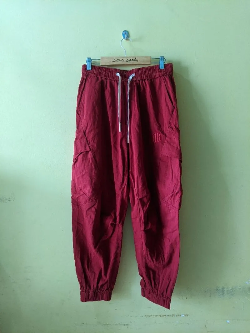 G Plus "G2.NXS" Men's Red Baggy Cargo Jogger Pants photo 1