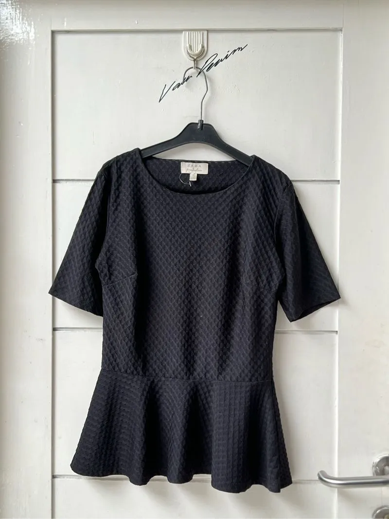 SALE!! ZARA Black T-shirt photo 1