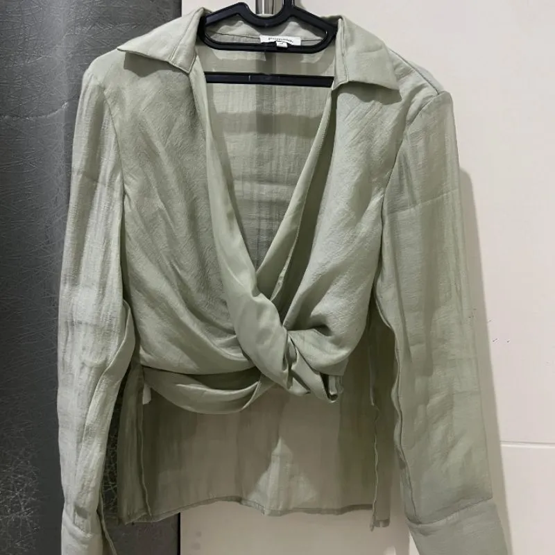 Pomelo wrap top photo 1