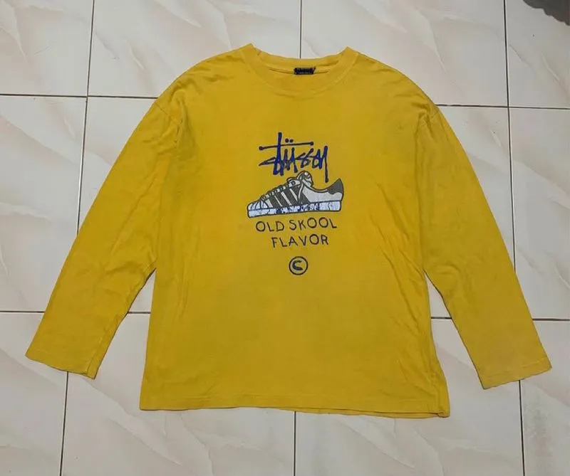 Long sleev stussy old skool photo 1