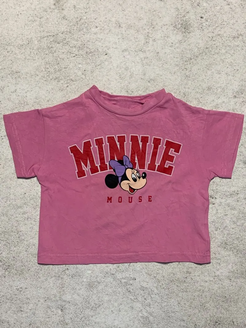 Disney Minnie Mouse Crop T-Shirt photo 1
