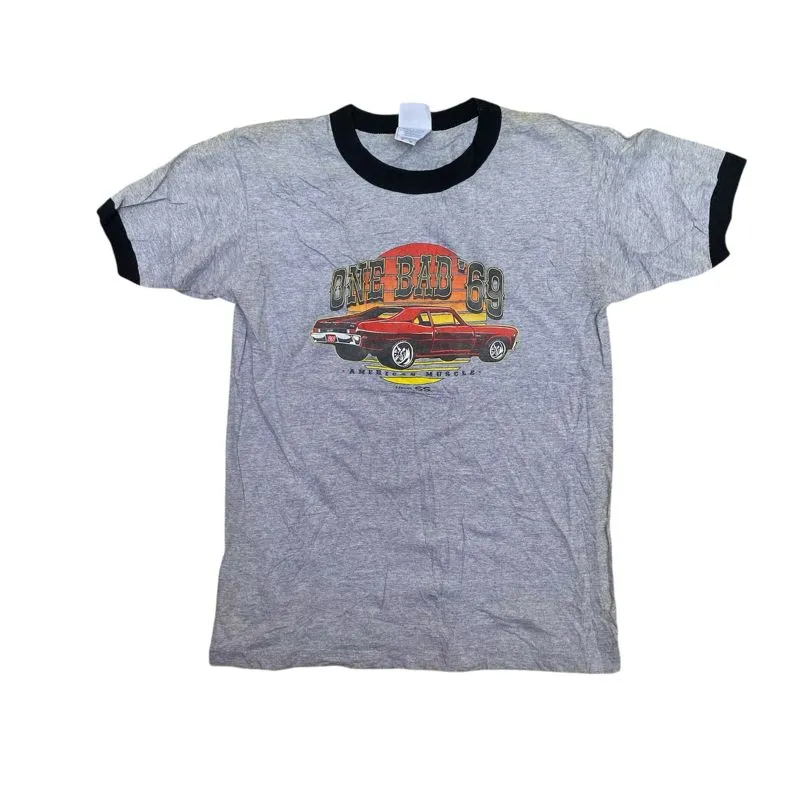 kaos ringer tee vtg nova ss photo 1