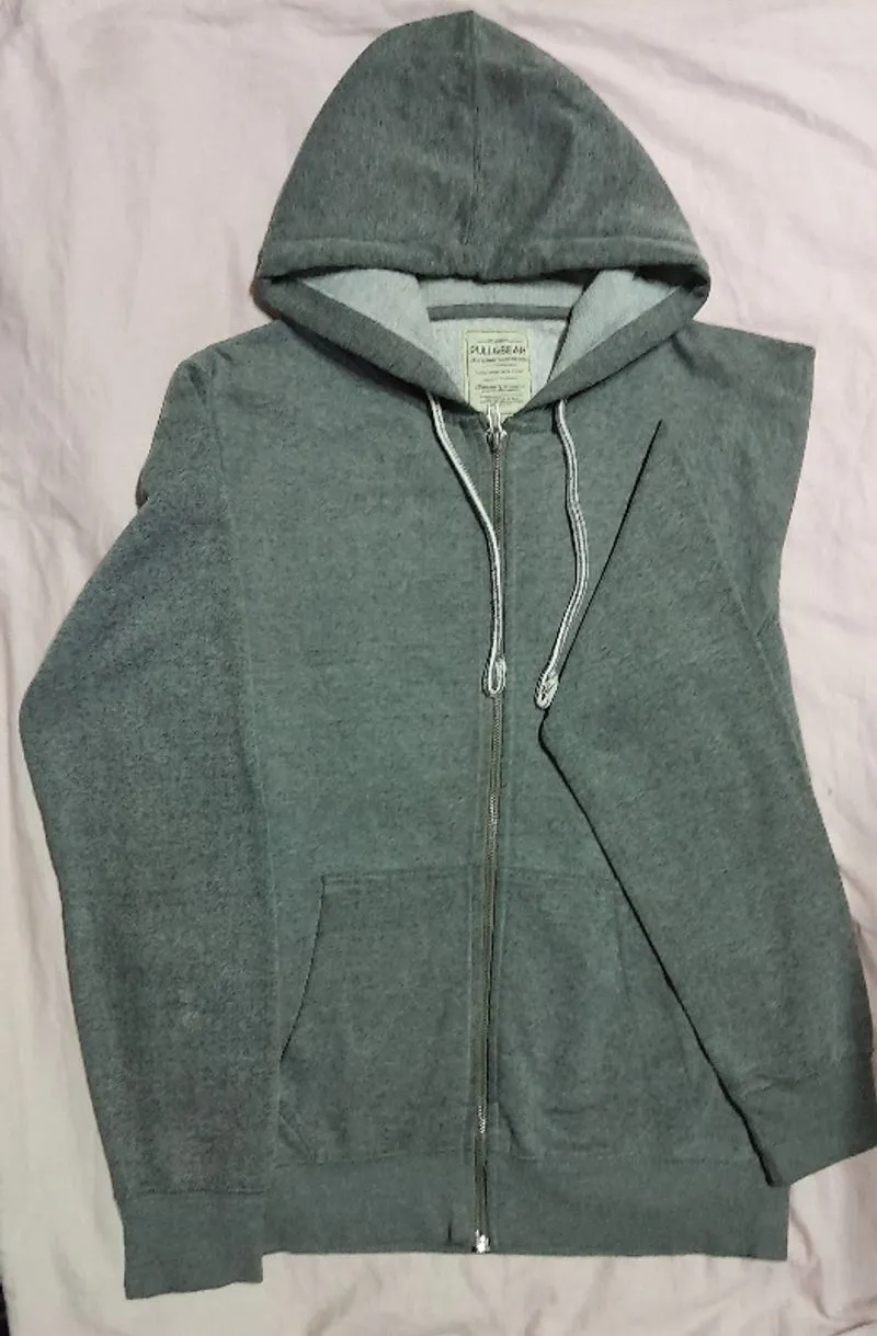 Mantel Hoodie Pria merk Pull & Bear Original photo 1