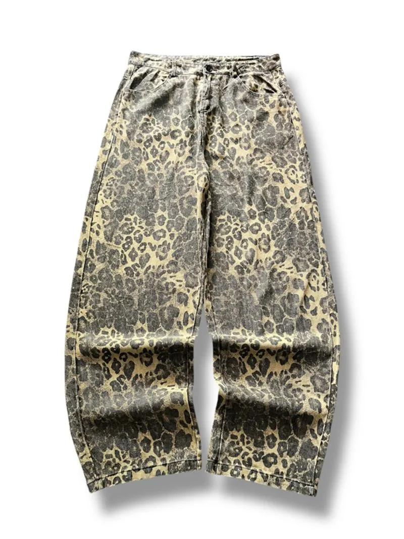 Leopard jeans  photo 1