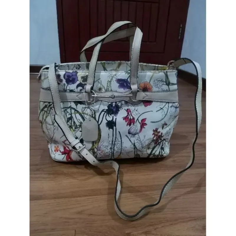 Gucci flower shoulder bag photo 1
