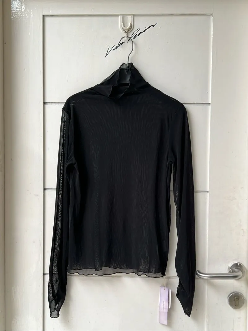 SALE!! Mysty Woman Black Mesh T-shirt photo 1