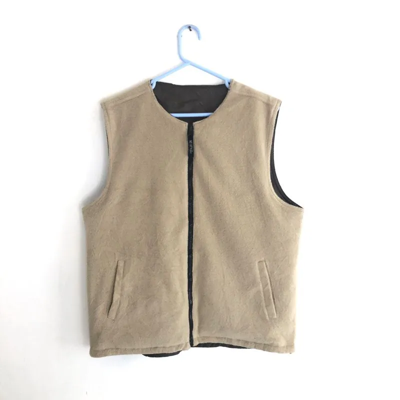 Reversible vest olive green khakis uniqlo patagonia acg zara photo 1