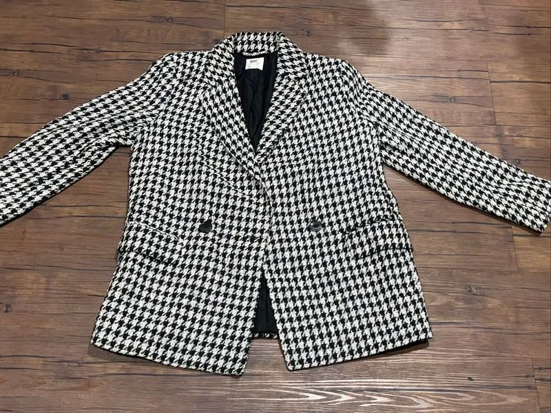 Blazer H&M houndstooth photo 1