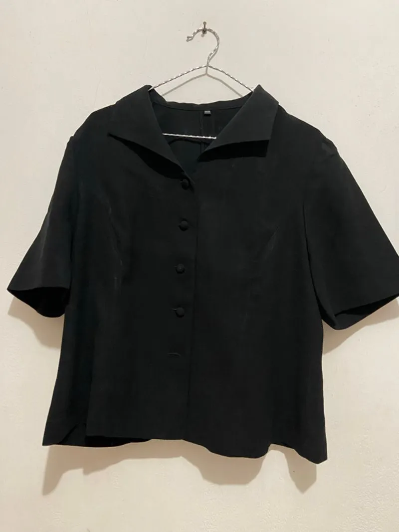 Kemeja / Blazer Hitam lengan pendek photo 1