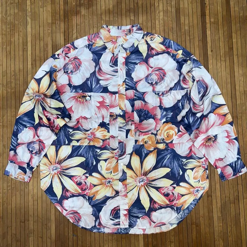 HAI SPORTING GEAR x ISSEY MIYAKE FLORAL HAWAIIN LONG SLEEVE  photo 1