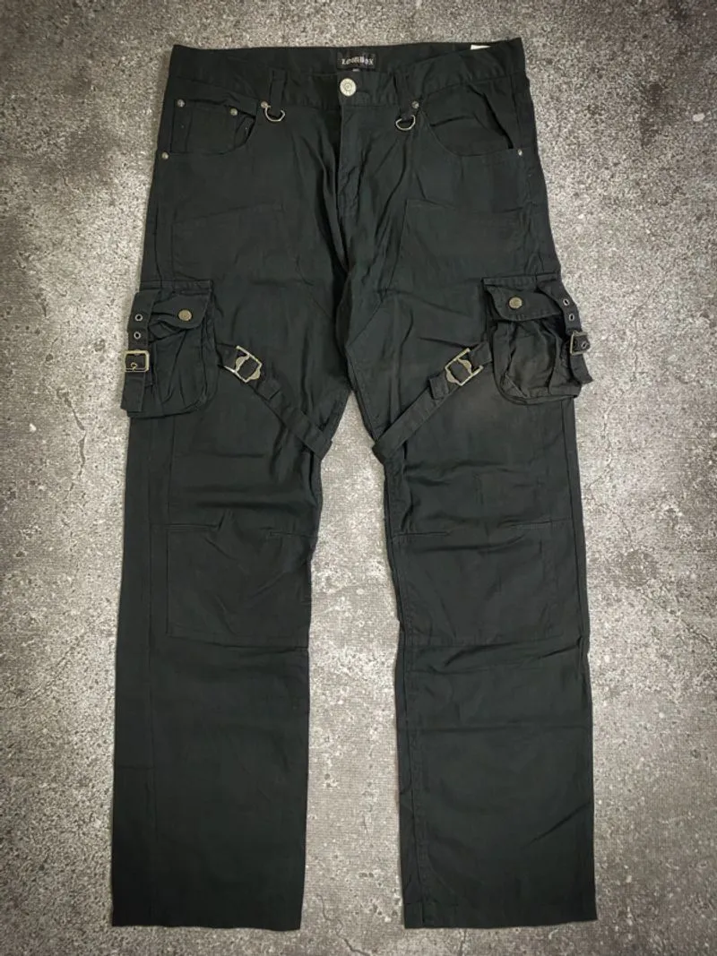 Japanese Brand Lowbox Cargo Bondage Pants photo 1