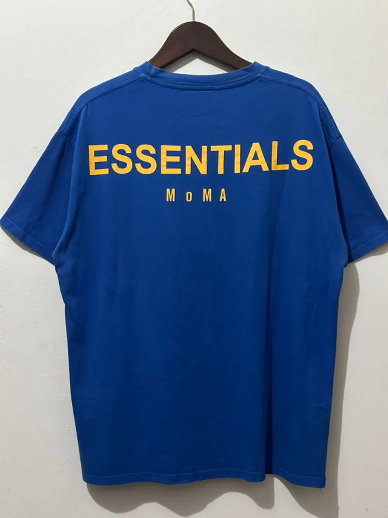 Essentials Fear of God x MoMA tee Royal Blue photo 1