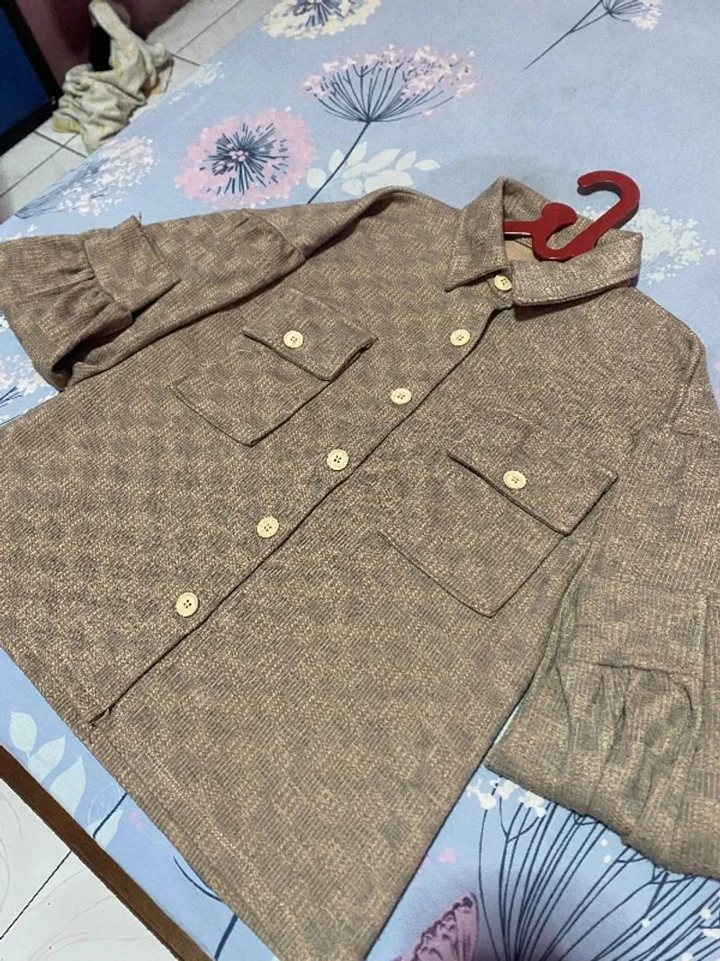 knit coklat photo 1