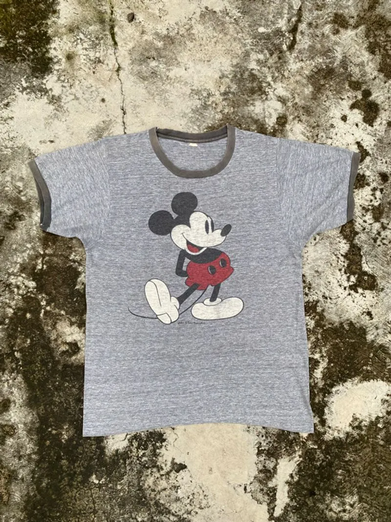 80s Micky Mouse Ringer Tee photo 1