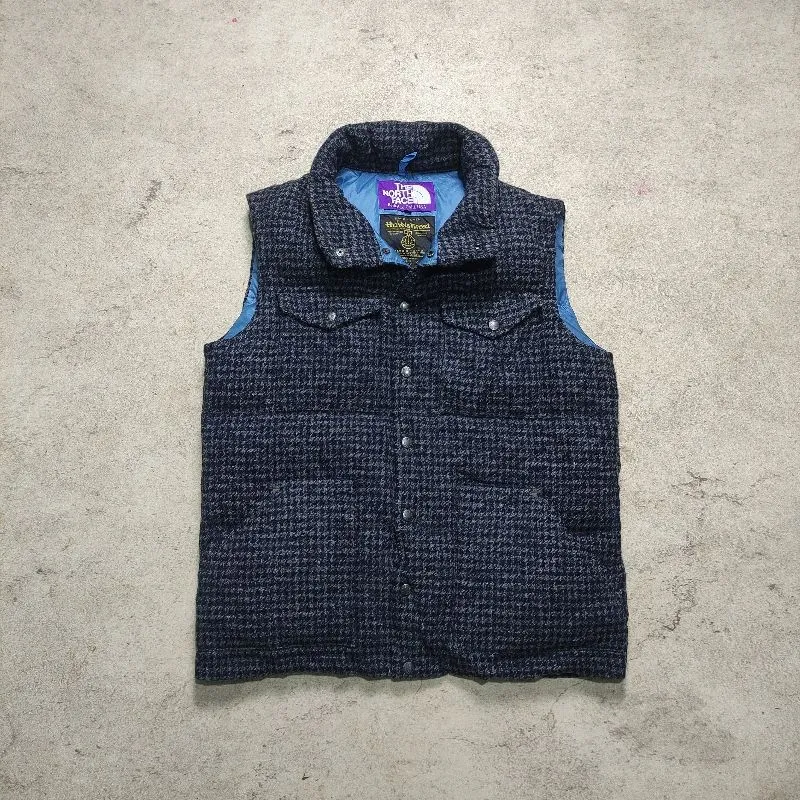 The North Face Purple Label x Harris Tweed Down Vest  photo 1
