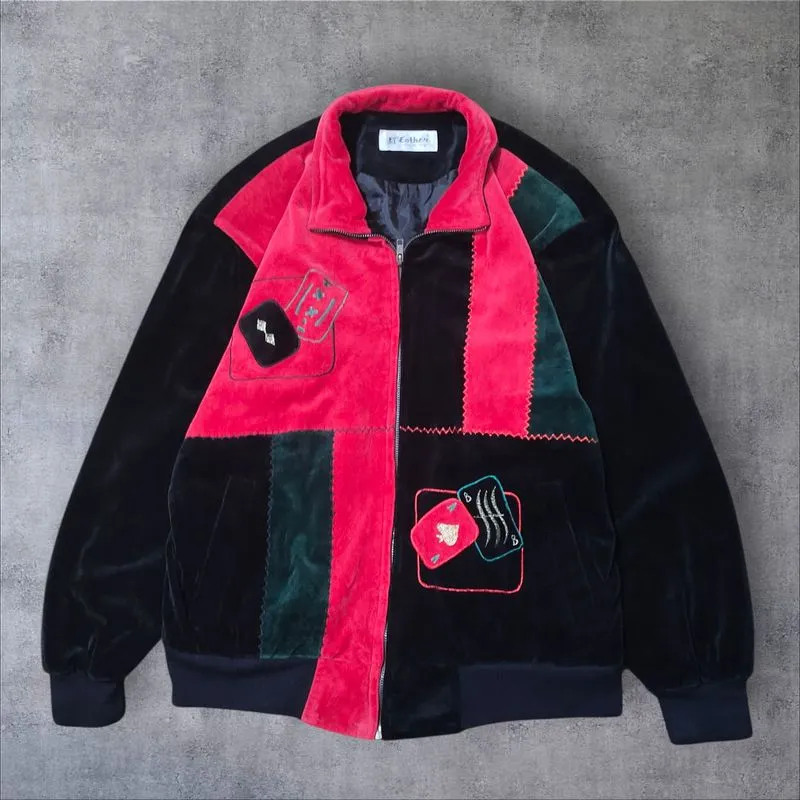 Jacket vintage valvet beludru premium quality by eother photo 1