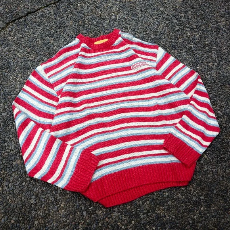 SWEATER RAJUT MAIN BOOT red list photo 1