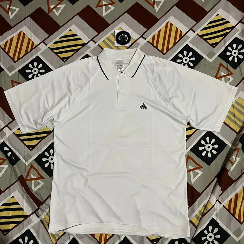 Adidas Sportswear Polo shirt Pria white photo 1
