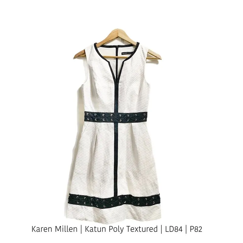 Karen Millen White Contrast Dress photo 1