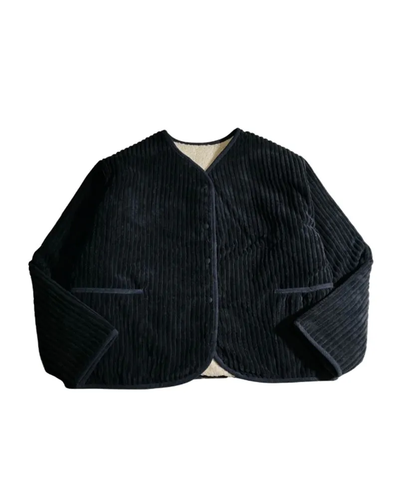 Corduroy x fleece Jacket boxy fit photo 1