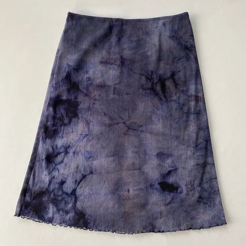 Midi Skirt Purple Size 32-33 Stretch photo 1
