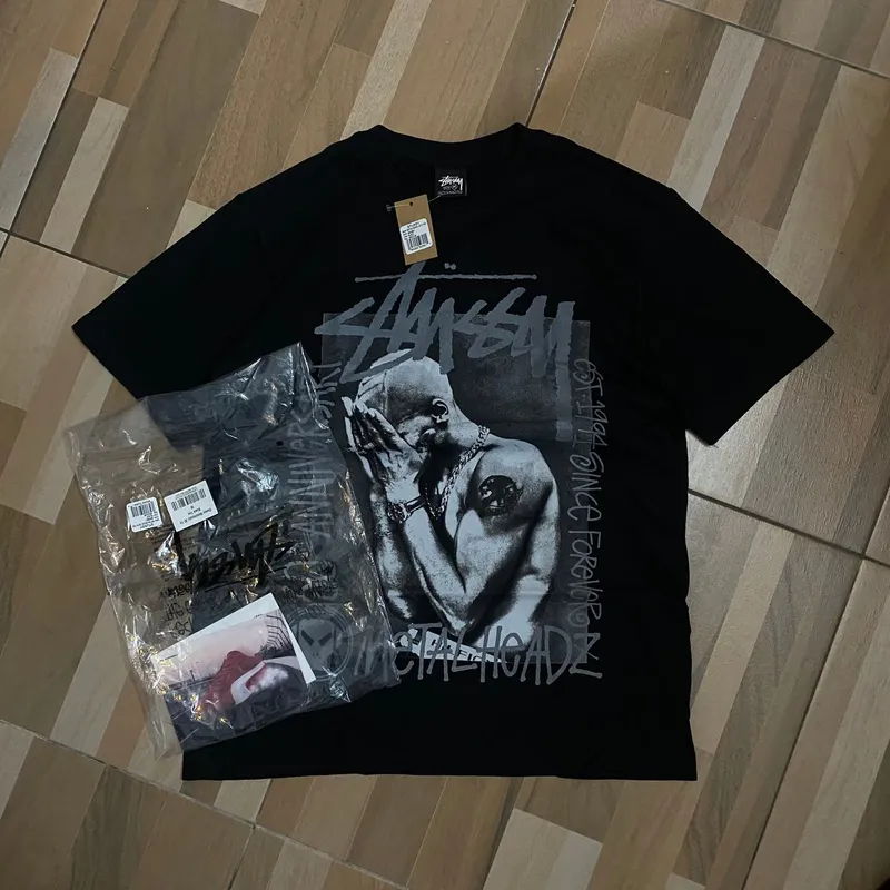 Stussy Streetwear T-shirt Pria black photo 1