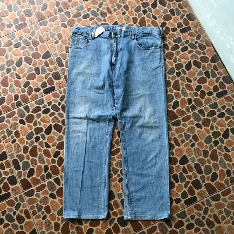 Streetwear Jeans Pria blue photo 1