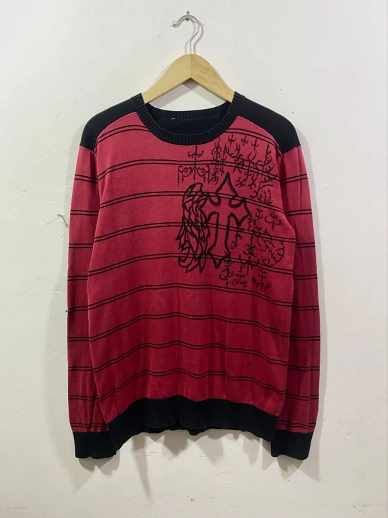 Knitwear strip Rework Painting photo 1