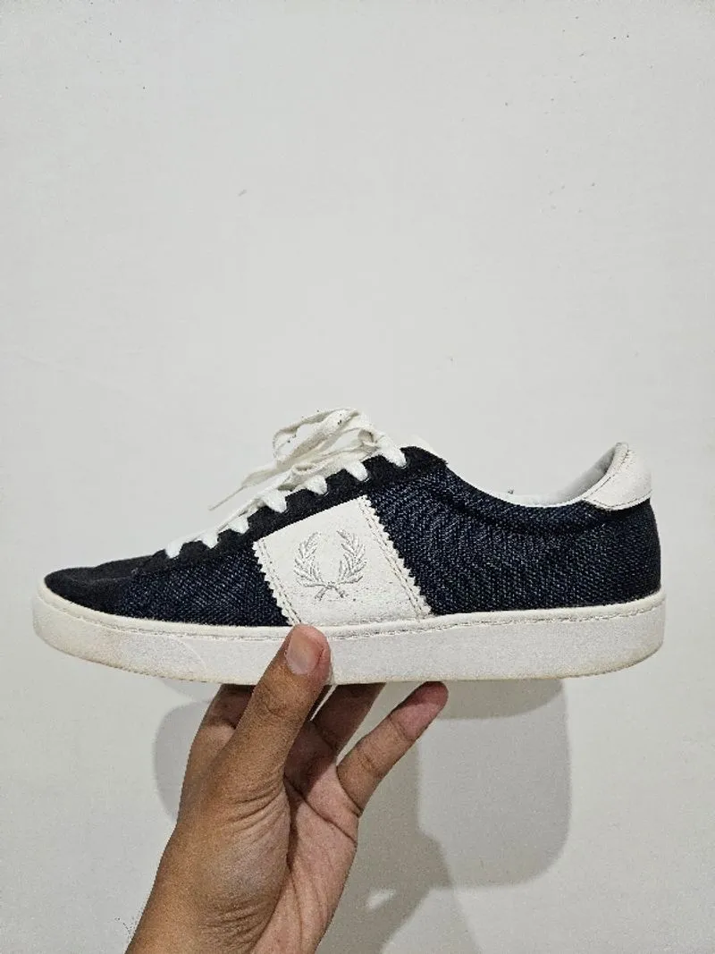 Sepatu rare casual fred perry mix kulit photo 1
