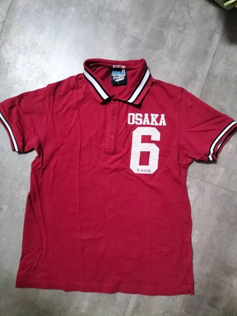 Polo baju atasan kerah osaka pria man photo 1
