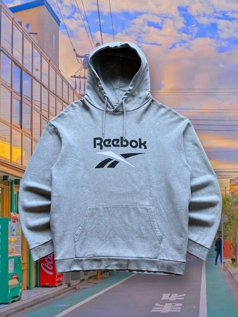 Hoodie Reebok Big Logo Grey photo 1