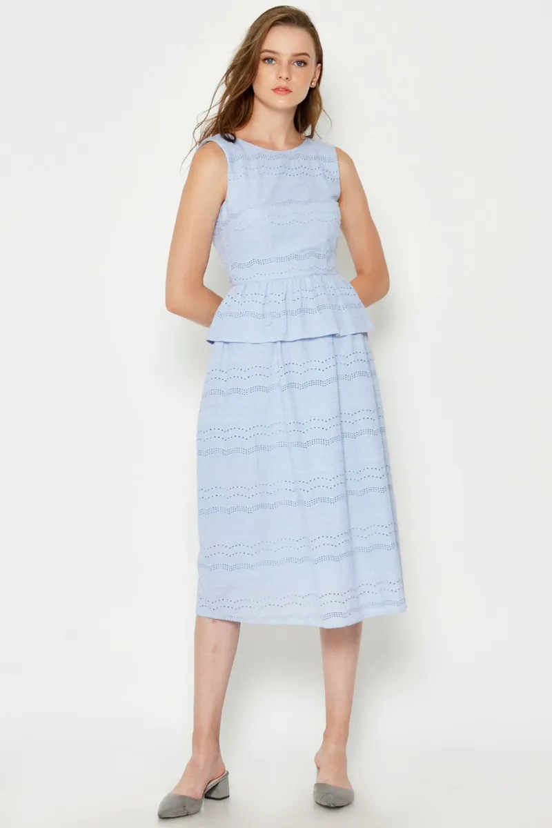 Luxury Casual dress Wanita blue photo 1