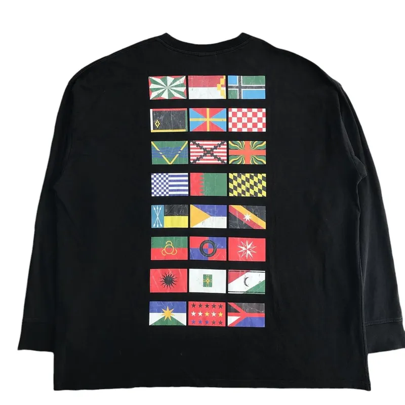 Streetwear Y2K T-shirt Pria black photo 1