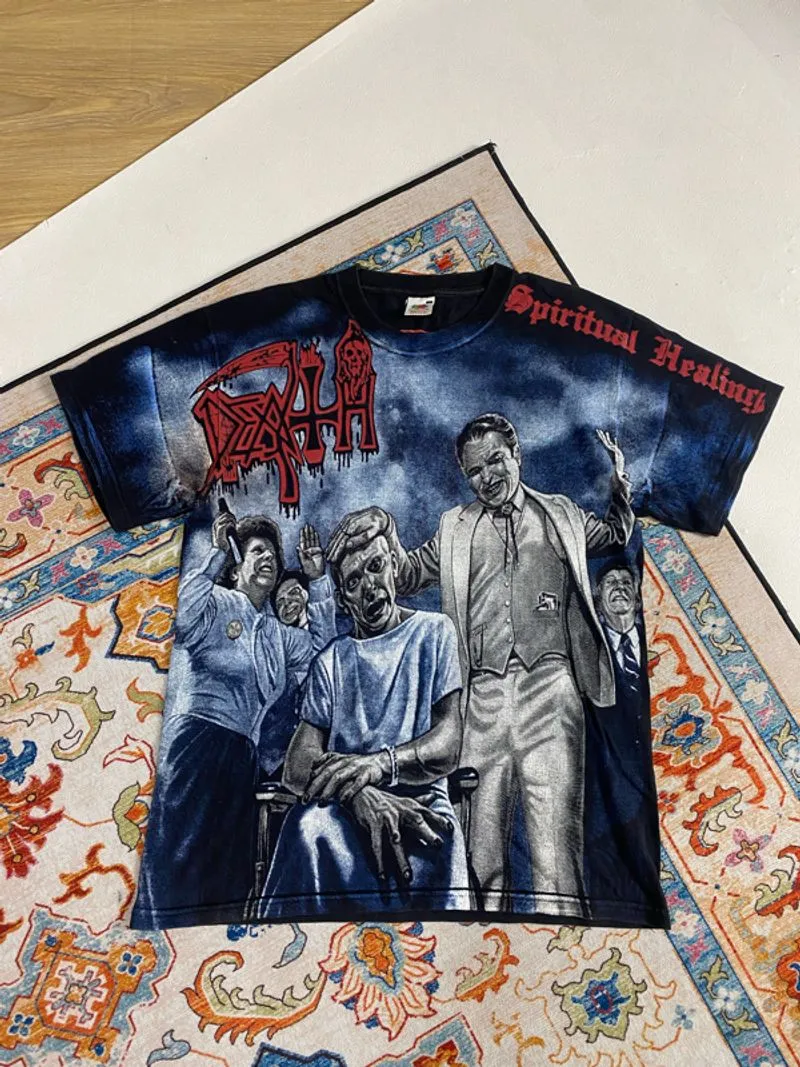 Death " Spiritual Healing " Band Tee photo 1
