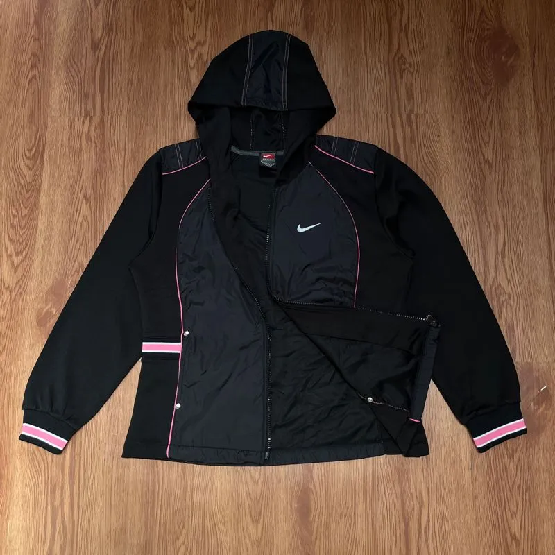 Women Tracktop Hoodie running Nike Team vintage photo 1