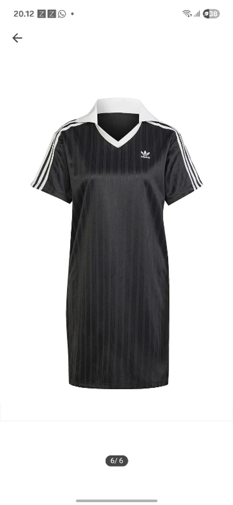 Adicolor football jacquard V-Neck Dress photo 1