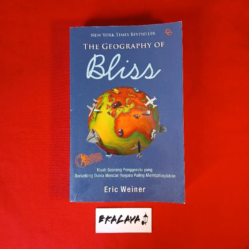 Buku Motivasi THE GEOGRAPHY OF BLISS (Kisah Seorang Pengger photo 1