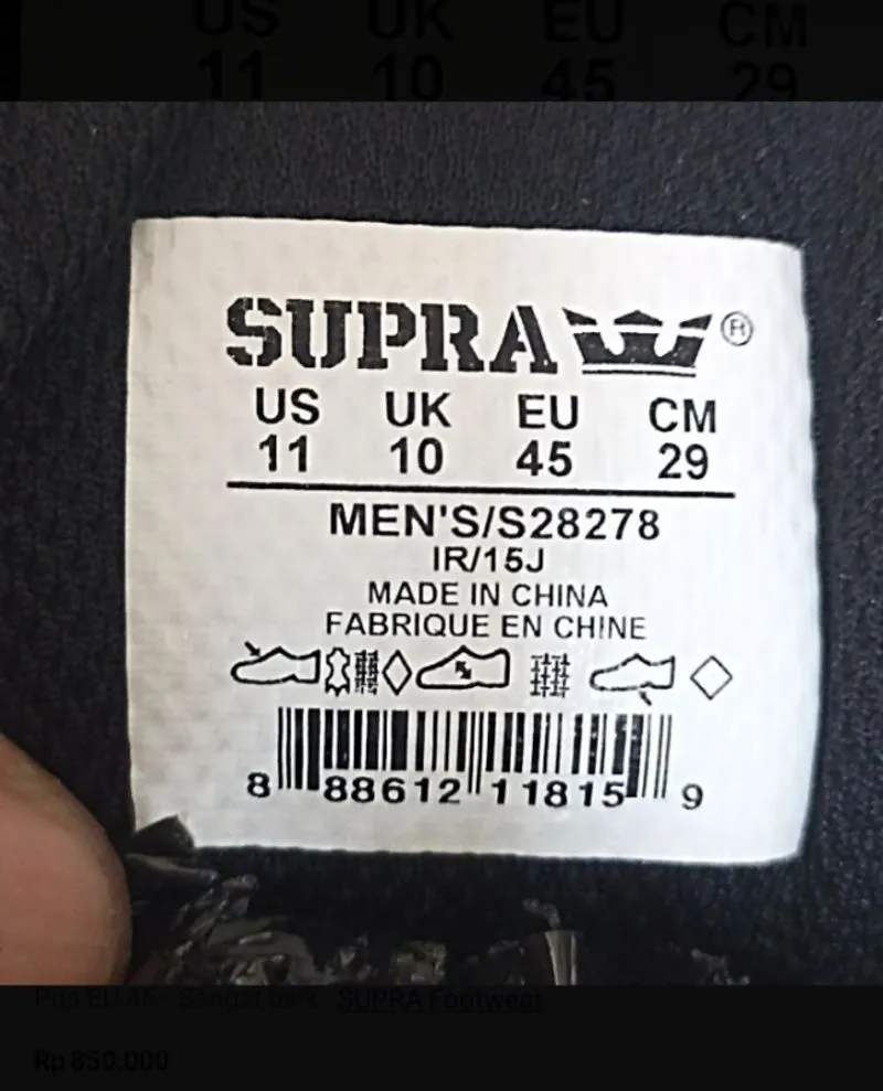 Sneaker News Supra brown/black zebra-print warna hitam ungu photo 1