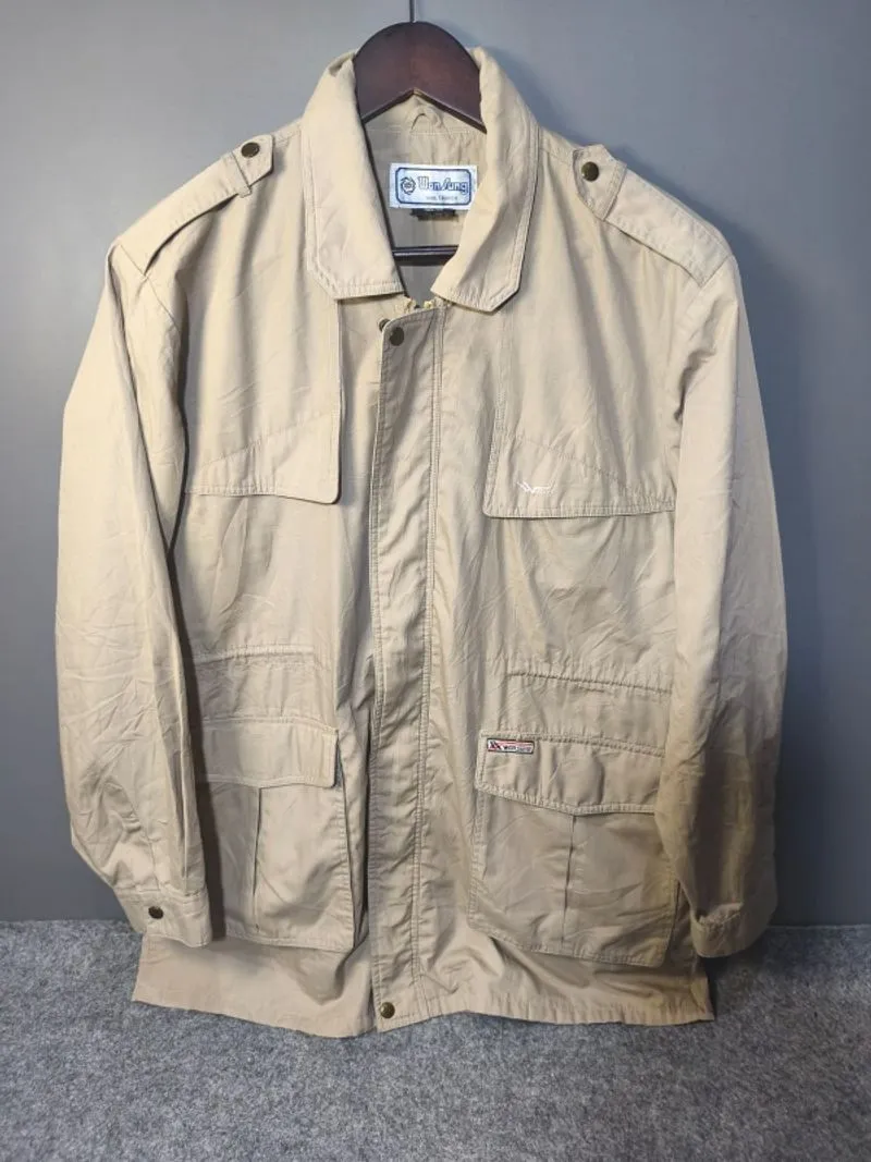 Work Jacket Casual WonSung Montana Seoul Fashion Krem photo 1