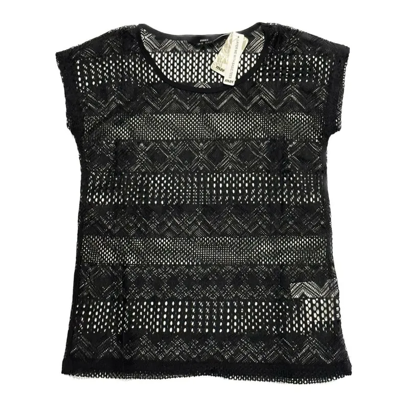 Blouse Wanita black gray photo 1