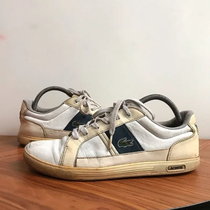Vintage Lacoste White Tennis Trainner White Shoes Europa Sne photo 1